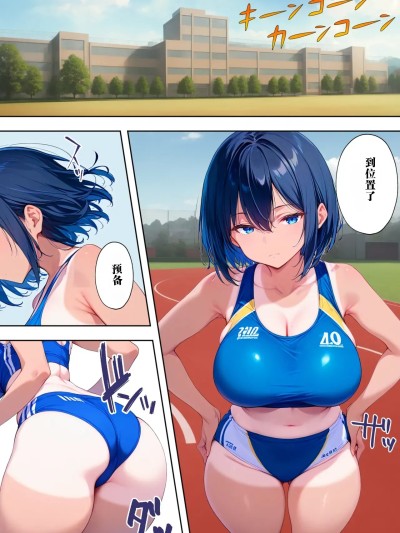 Áp phích cho [ぶるーと] 陸上部部長で幼馴染の強気な彼女が催○おじさんに寝取られ孕まされる話
