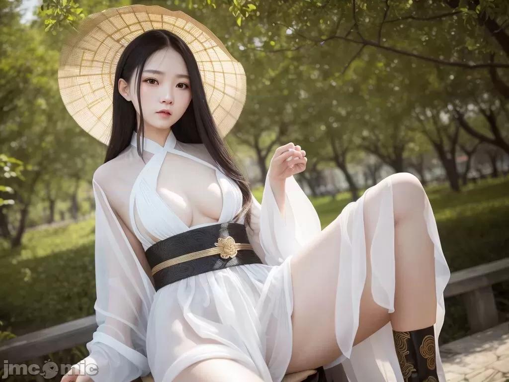 [AI Generated]-AI girl -Hanfu01 第1话, страница 58