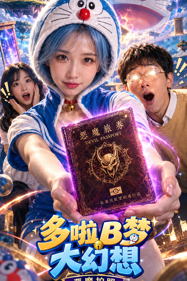โปสเตอร์สำหรับ 多啦B梦大幻想（第四集）万能通行证！