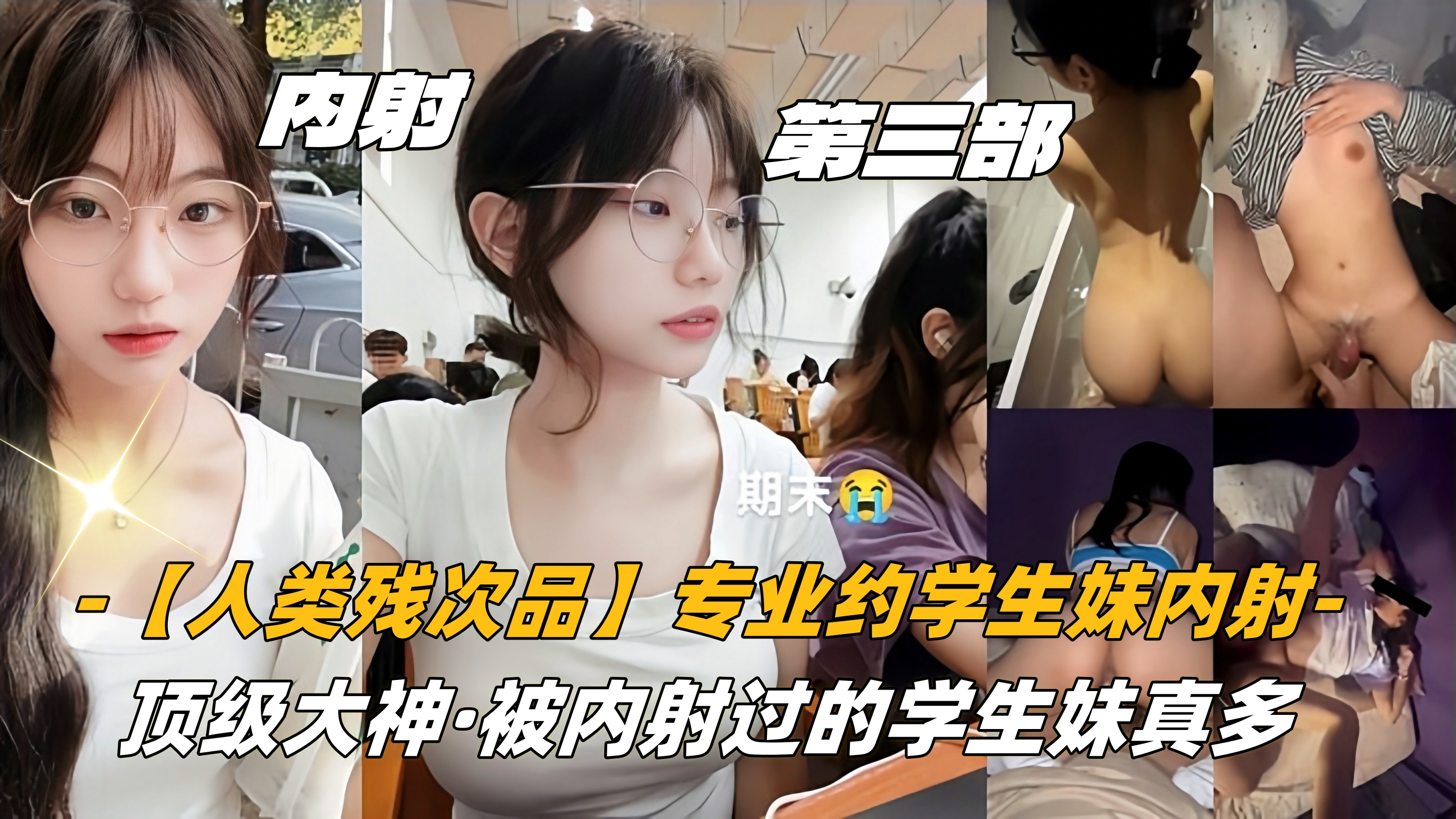 โปสเตอร์สำหรับ 【内射学妹】第三部06高中生【人类残次品】专业约学生妹内射，顶级大神，被内射过的学生妹真多