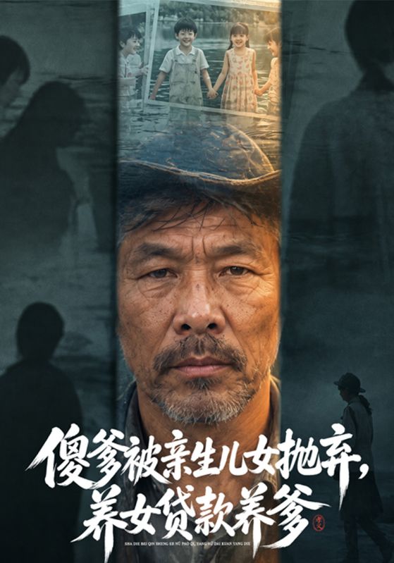 傻爹被亲生儿女抛弃，养女贷款养爹