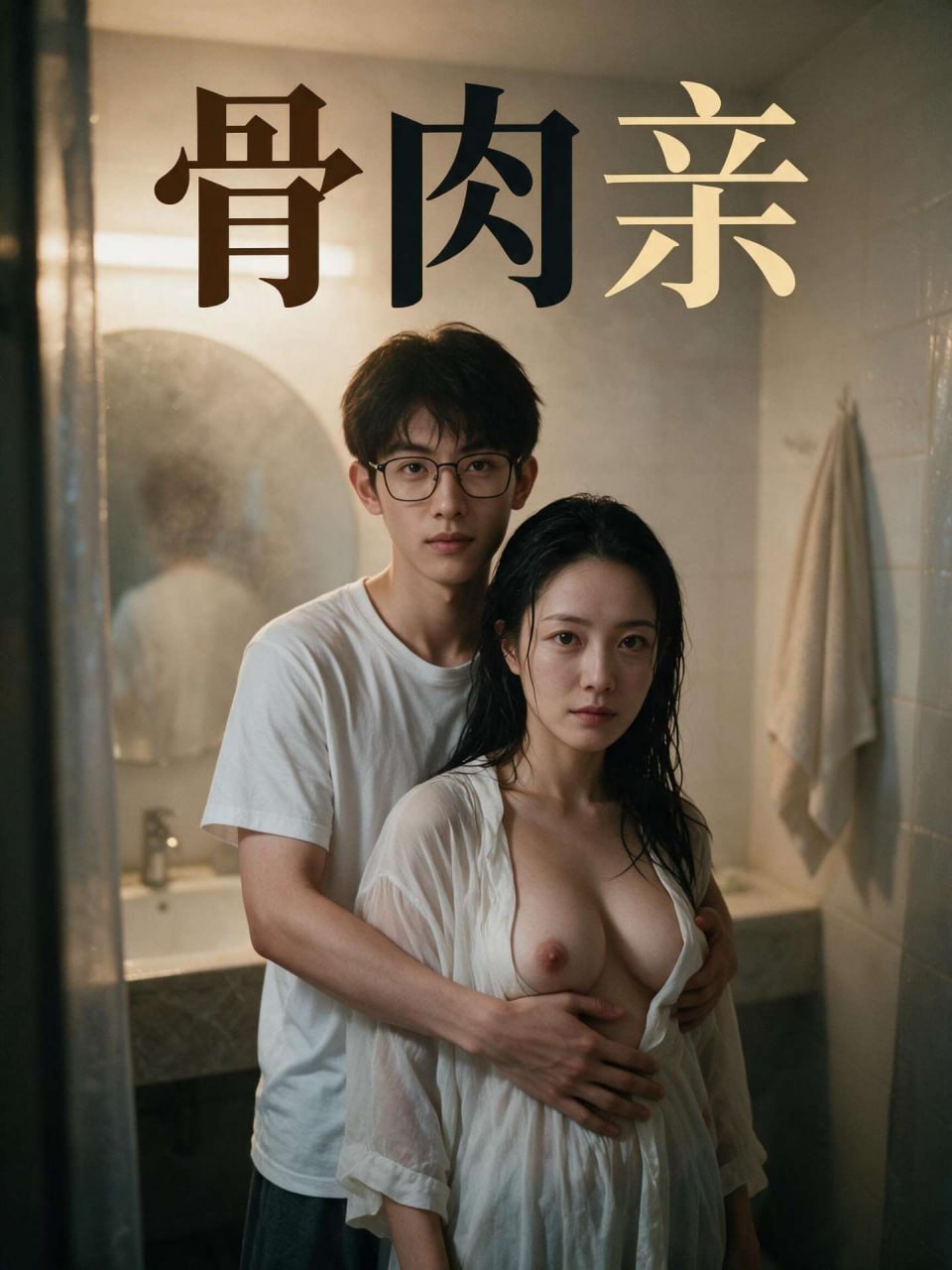 AI成人短剧 骨肉亲 第7集 病床上的老爹逼迫儿子与继母进行背德交合