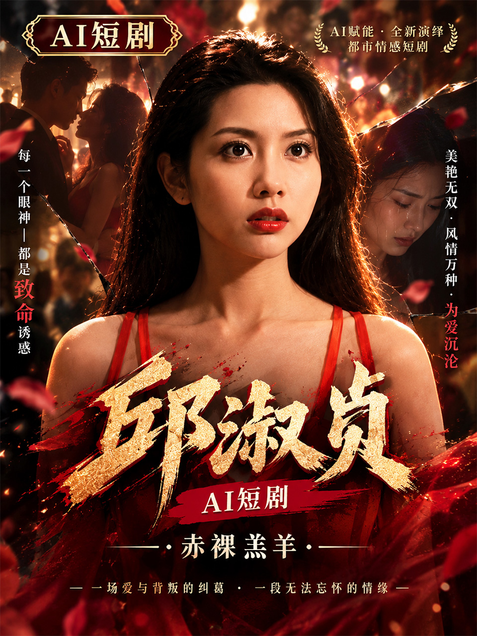 赤裸羔羊 邱淑贞 极致性感化身深夜致命诱惑女神 ai成人 经典制服画面让人面红耳赤 ai短剧