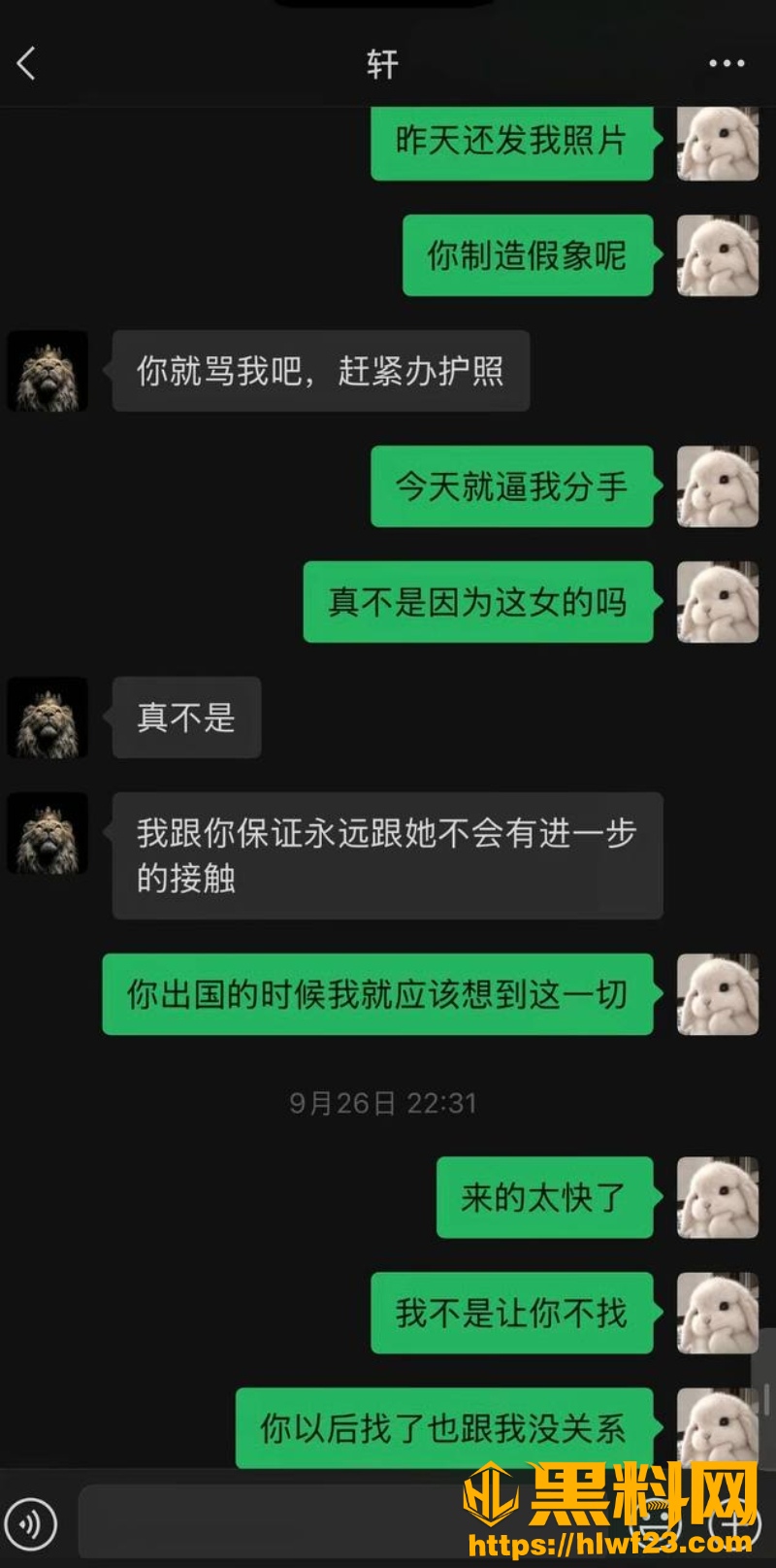 张玮轩与女友对骂原因31