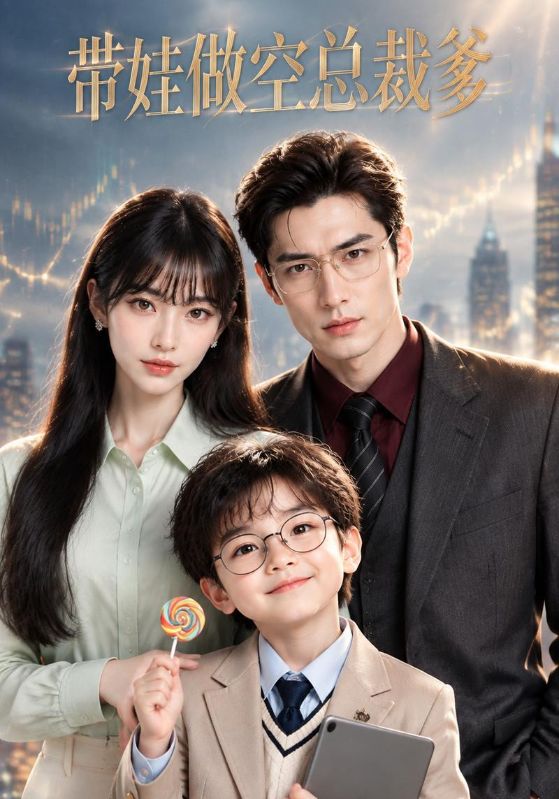 带娃做空总裁爹
