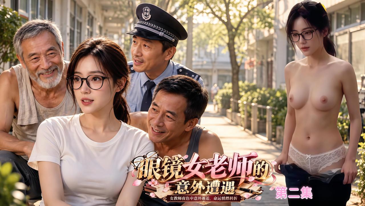 โปสเตอร์สำหรับ 《眼镜女老师的意外遭遇》第二集 女教师夜色中意外邂逅，命运悄然转折