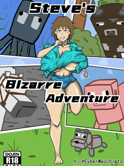 Áp phích cho 小史的奇妙冒险 [Cyber Macchiato]Steve's Bizarre Adventure