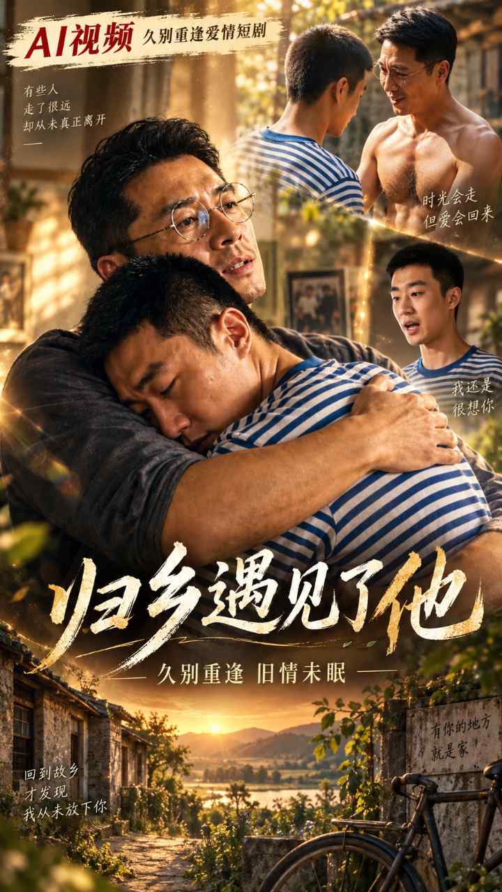 歸鄉遇見了他 久別重逢 舊情未眠 的封面