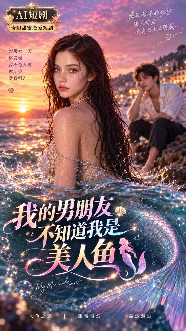 My boyfriend doesn't know I'm a mermaid.