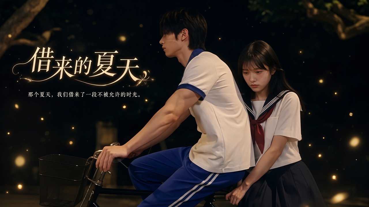 AI短剧 《借来的夏天》1 のポスター