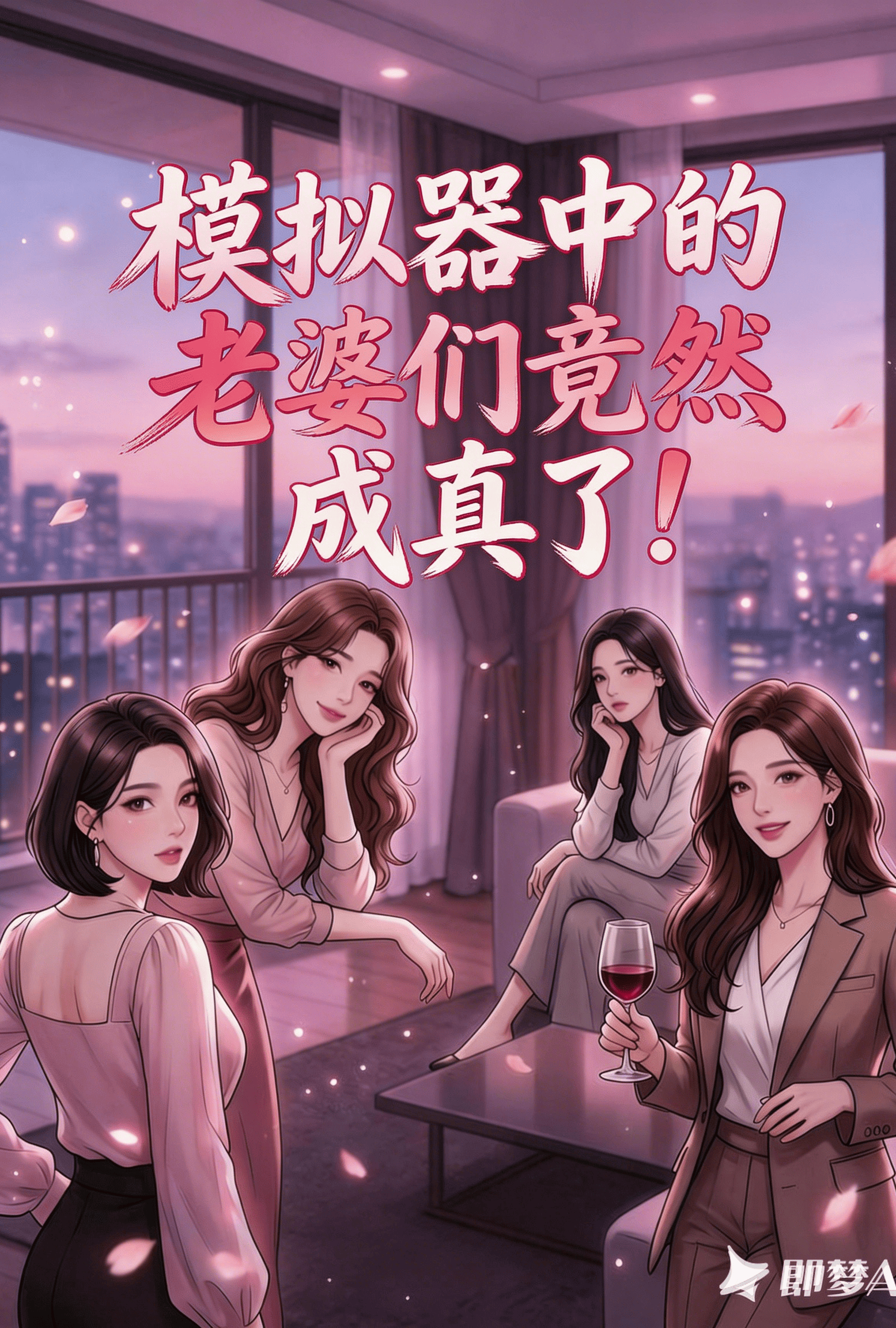 Плакат для 模拟器中的老婆们竟然成真了！
