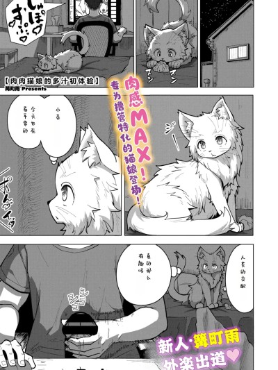 肉肉猫娘的多汁初体验[99个人汉化] [篝町雨] ムチムチ猫娘の汁だく初体験 的封面