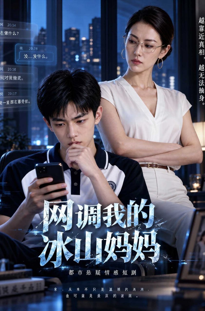 AI成人短剧 网调我的冰山妈妈 2-3 禁欲CFO深夜沦为儿子掌中玩物