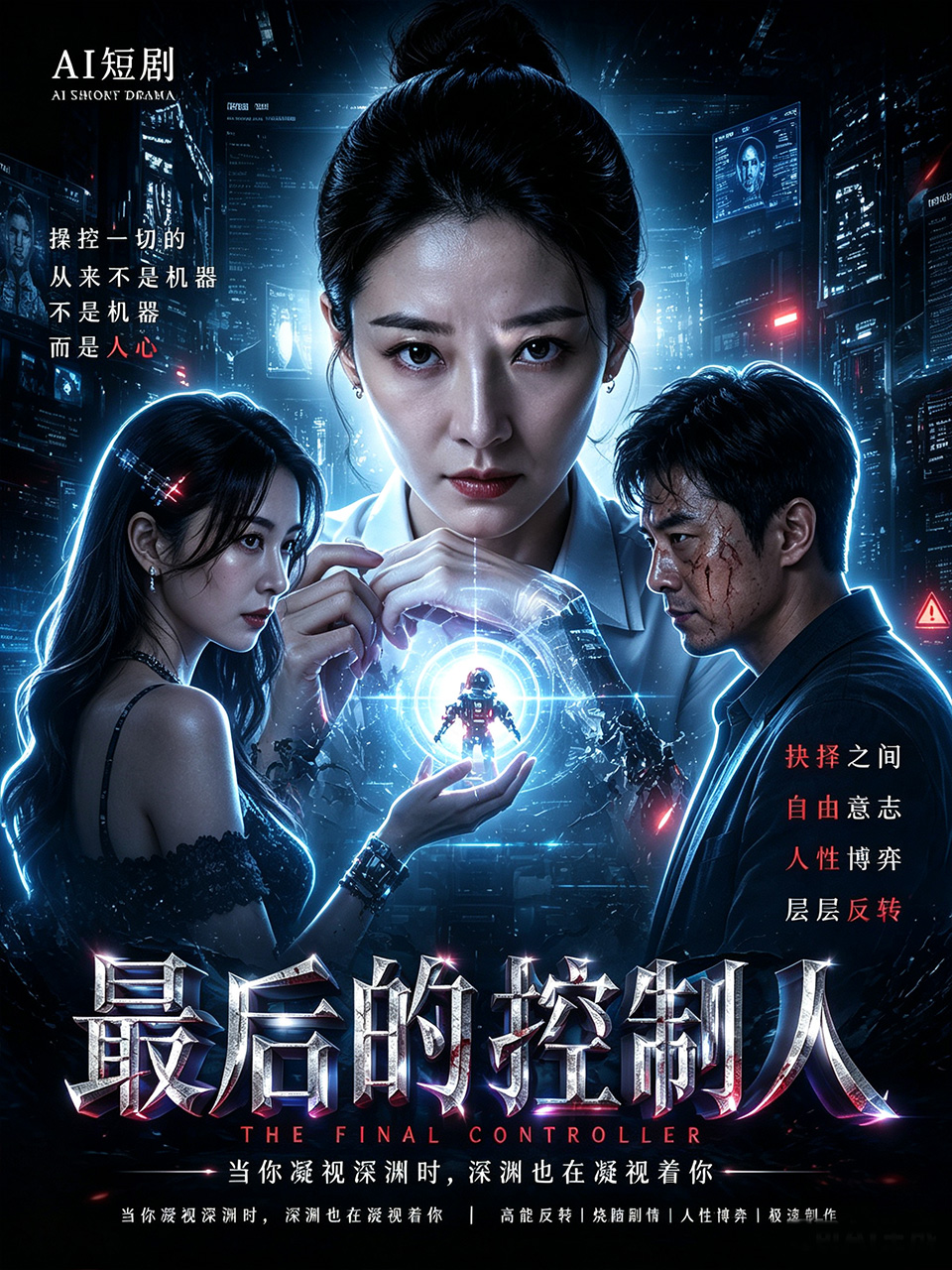 最后的控制人 意外掌控 神秘关系升级 情节发展好撩人啊 ai短剧