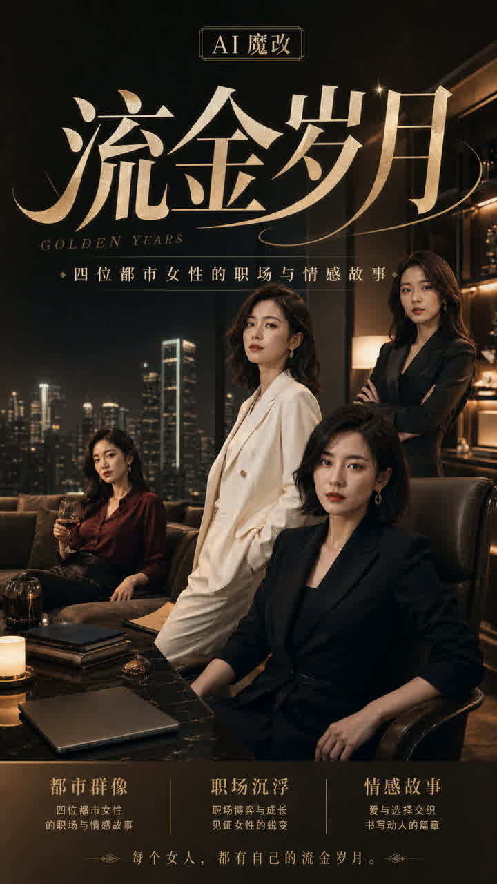 流金岁月四位都市女性的职场与情感故事