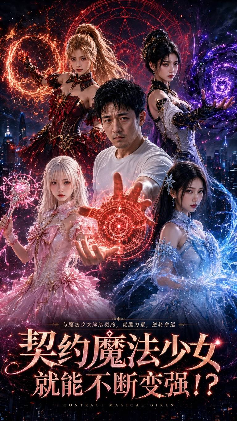 契约魔法少女就能不断变强EP2 のポスター