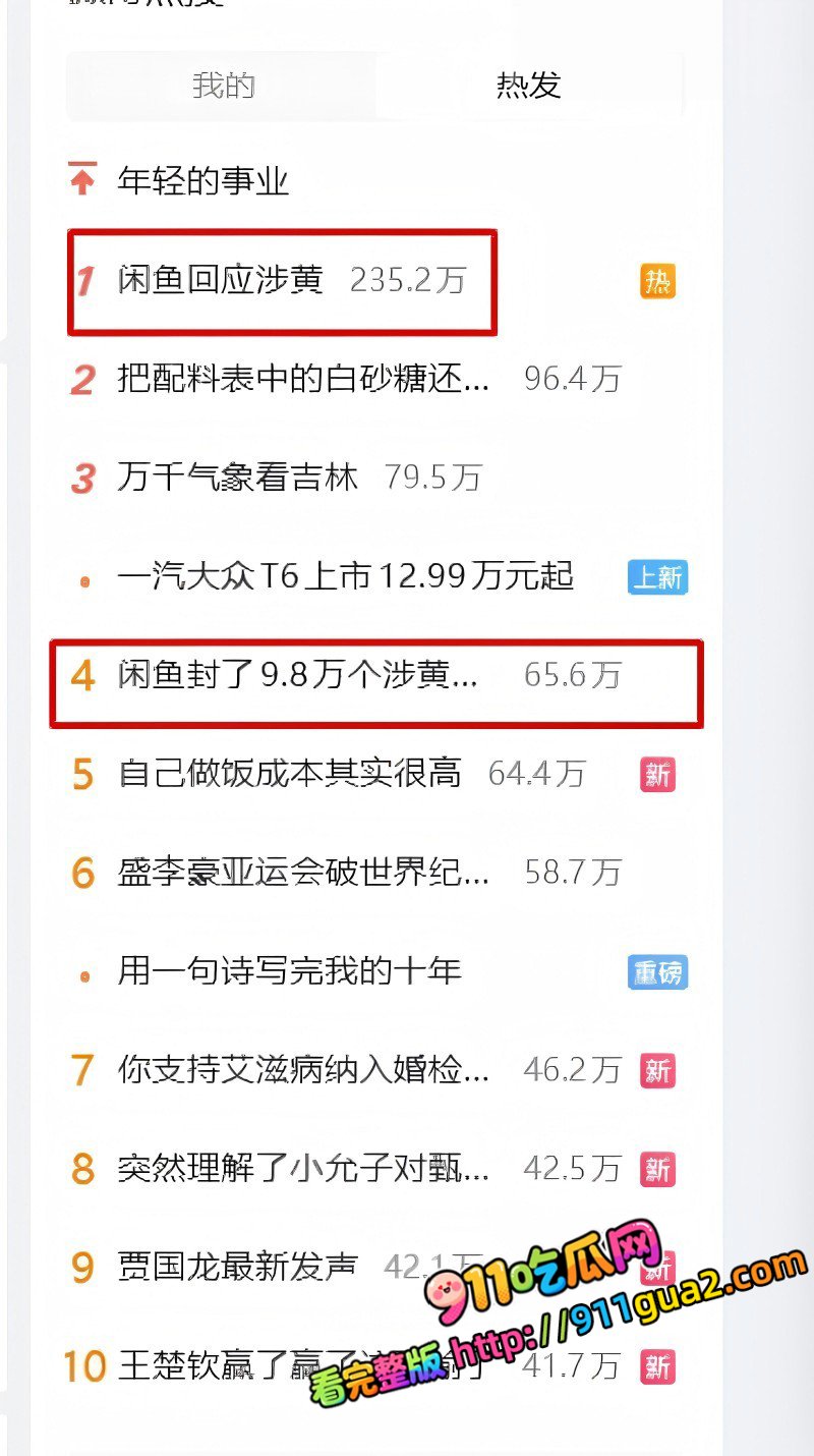 闲鱼招嫖 再度登顶热搜 表面卖二手全是性暗示 照片1