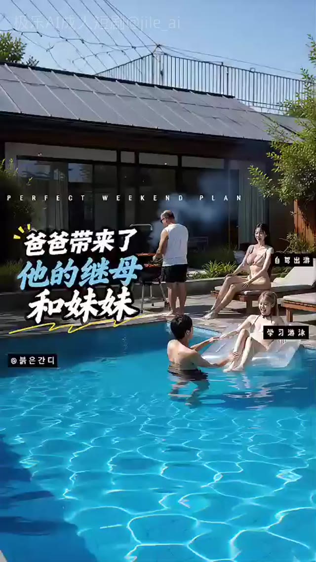 AI成人短剧 父亲再婚后我开始害怕回家 第1集 继母成熟风韵引发家庭禁忌欲望