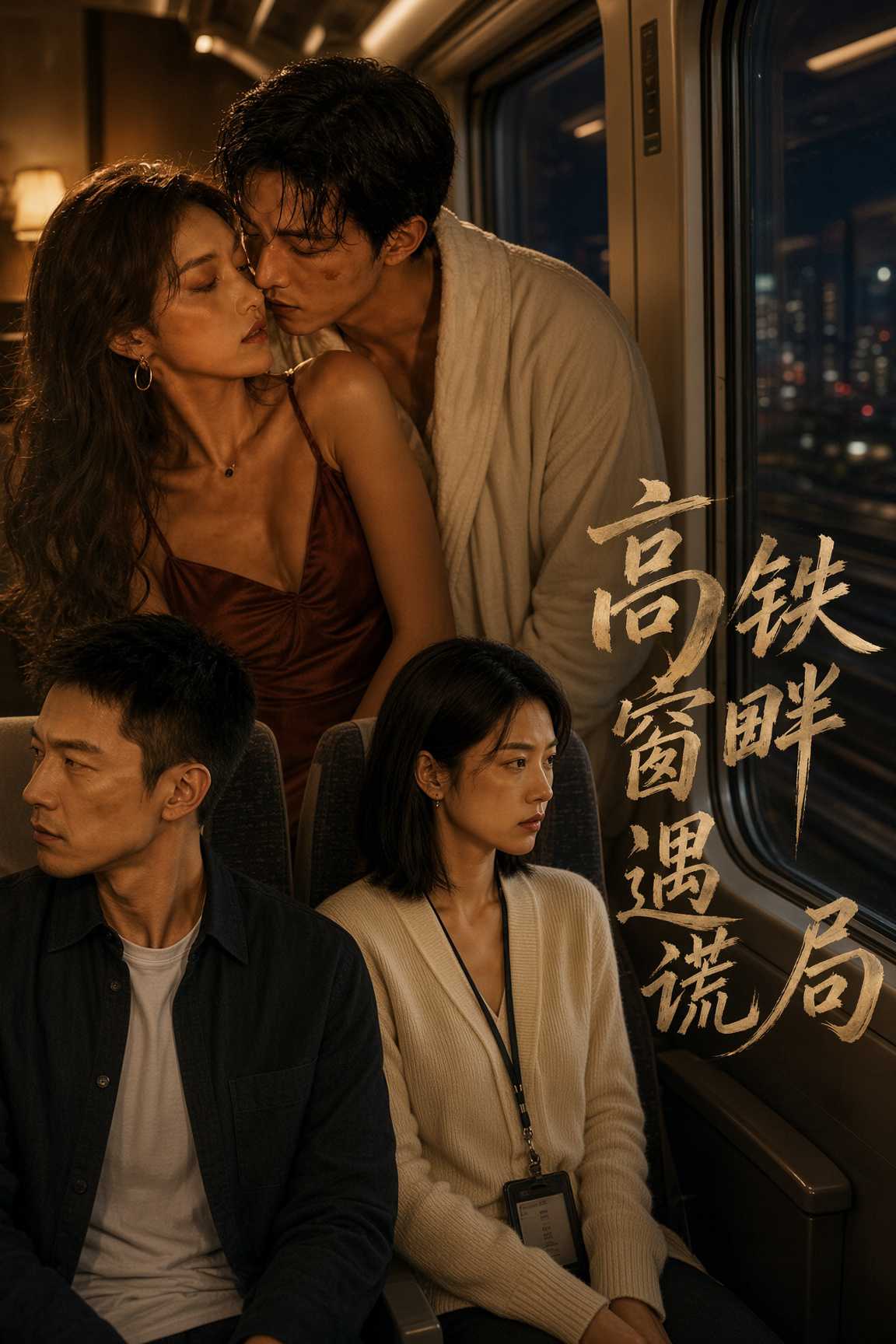高铁窗畔遇谎局 포스터