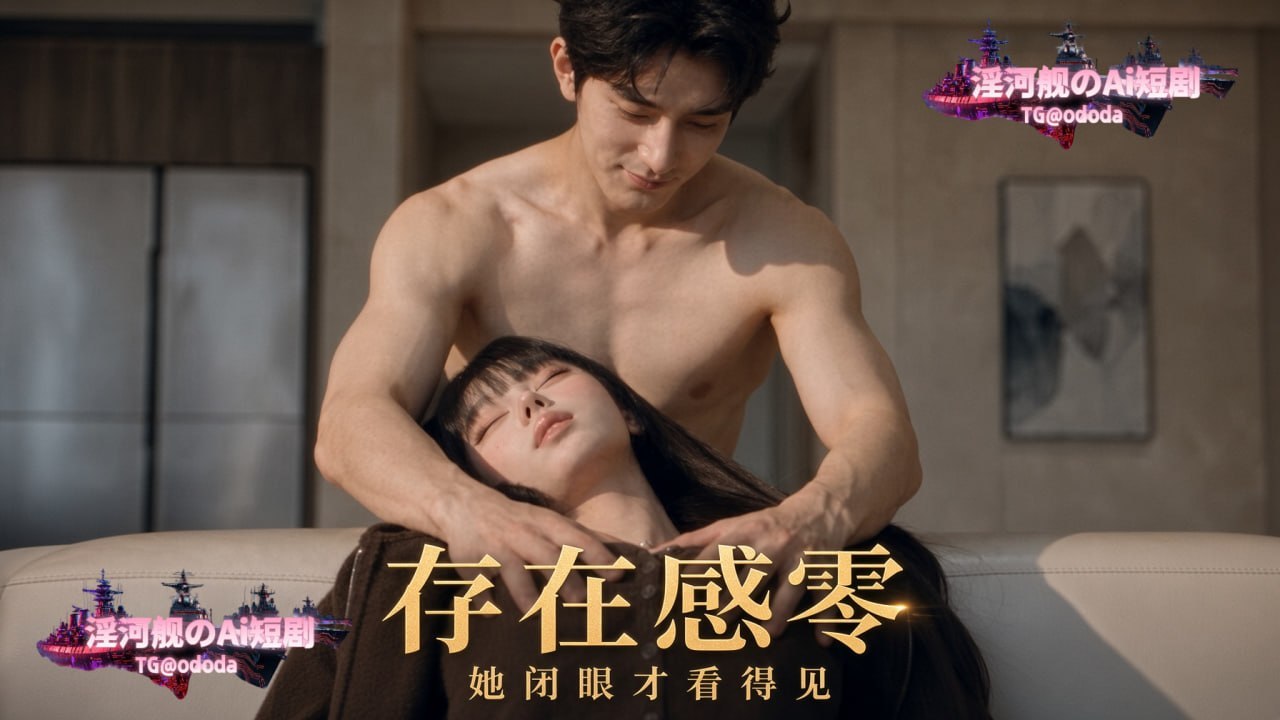 AI成人短剧 存在感零 第7集 隐形男子在车展现场当众侵犯绝美车模