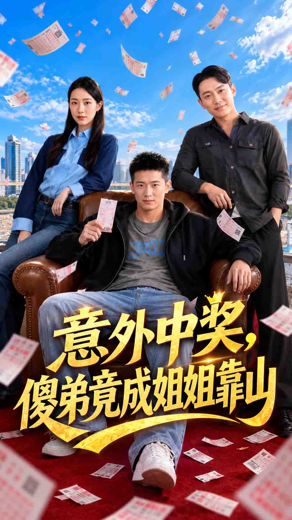 意外中奖，傻弟竟成姐姐靠山