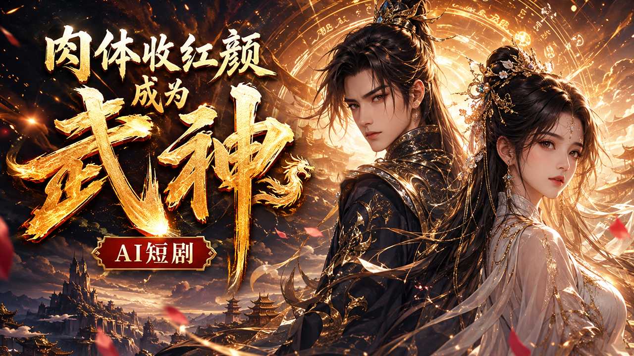 Poster for 【AI Adult Short Drama】Sexually Conquering Beauties to Become Martial God, Useless Handyman Dual Cultivation, Useless Handyman Lust Story, Lingering Beauties AI Short Drama
